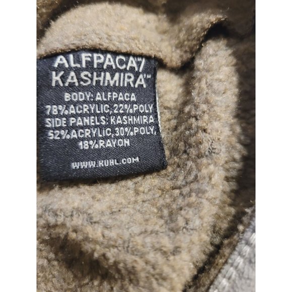 Kuhl Men's Alfpaca Kashmira Full Zip Fleece Sweater Jacket - Picture 4 of 6